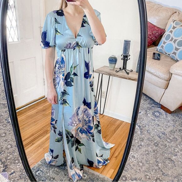 Show Me Your Mumu Faye Flutter Maxi Dress M - Picture 5 of 10
